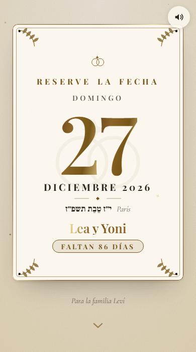 El save the date del diseño Hoja de oro
